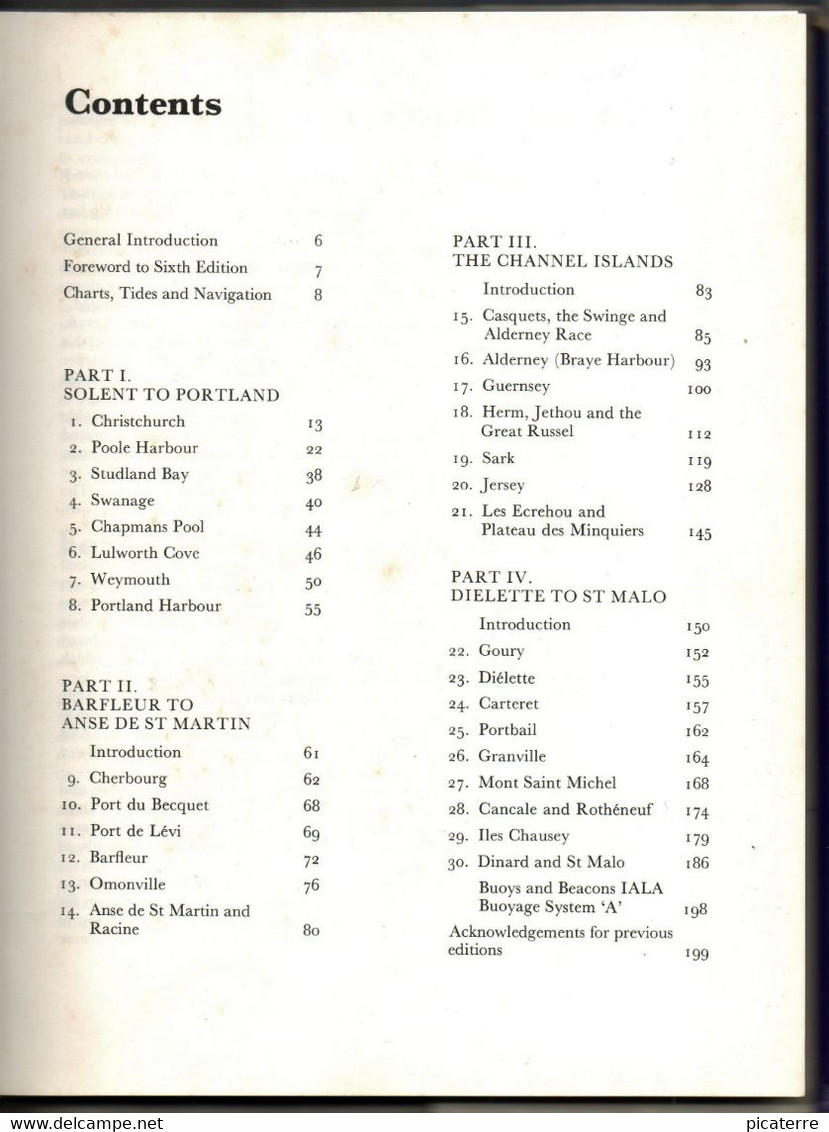 POST FREE UK - CHANNEL HARBOURS & ANCHORAGES-K.Adlard Coles 1985-200pages D/j(inc..charts,diags,b/w Illus.) POST FREE UK - Europe