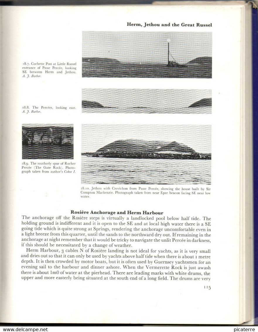 POST FREE UK - CHANNEL HARBOURS & ANCHORAGES-K.Adlard Coles 1985-200pages d/j(inc..charts,diags,b/w illus.) POST FREE UK