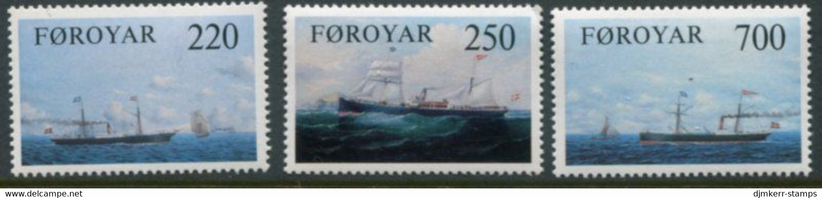 FAROE IS. 1982 Steamships MNH / **..  Michel 79-81 - Färöer Inseln