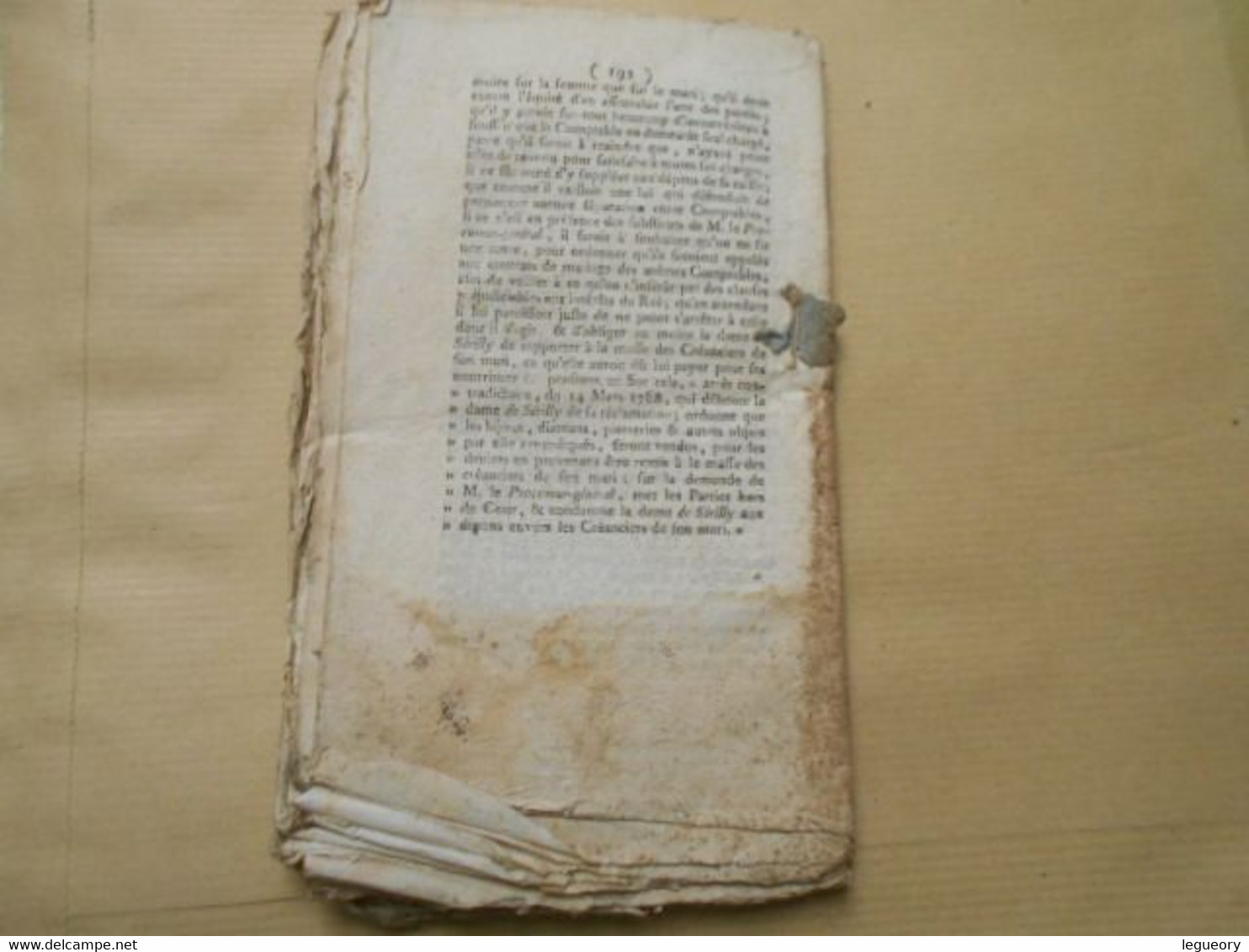 Mercure De France    Samedi   22 Novembre 1788   Journal De La Librairie - Kranten Voor 1800