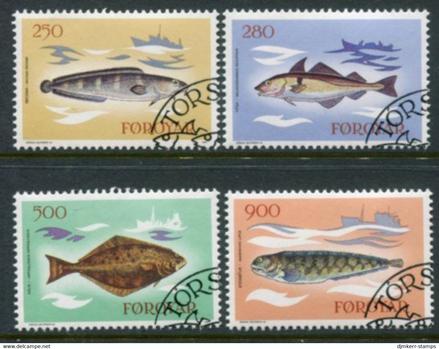 FAROE IS. 1983 Fish Used..  Michel 86-89 - Faroe Islands
