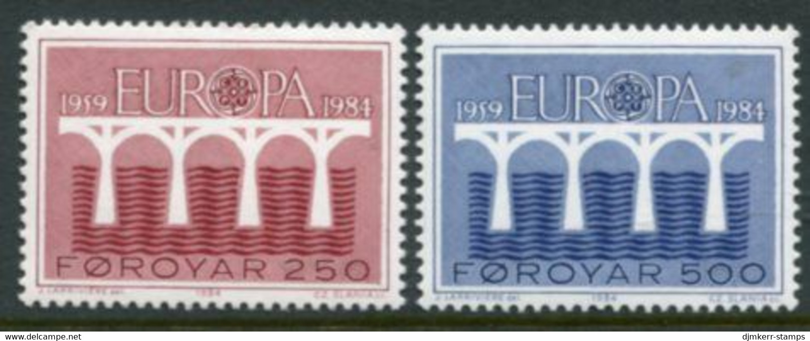 FAROE IS. 1984 Europa MNH / **..  Michel 97-98 - Faroe Islands