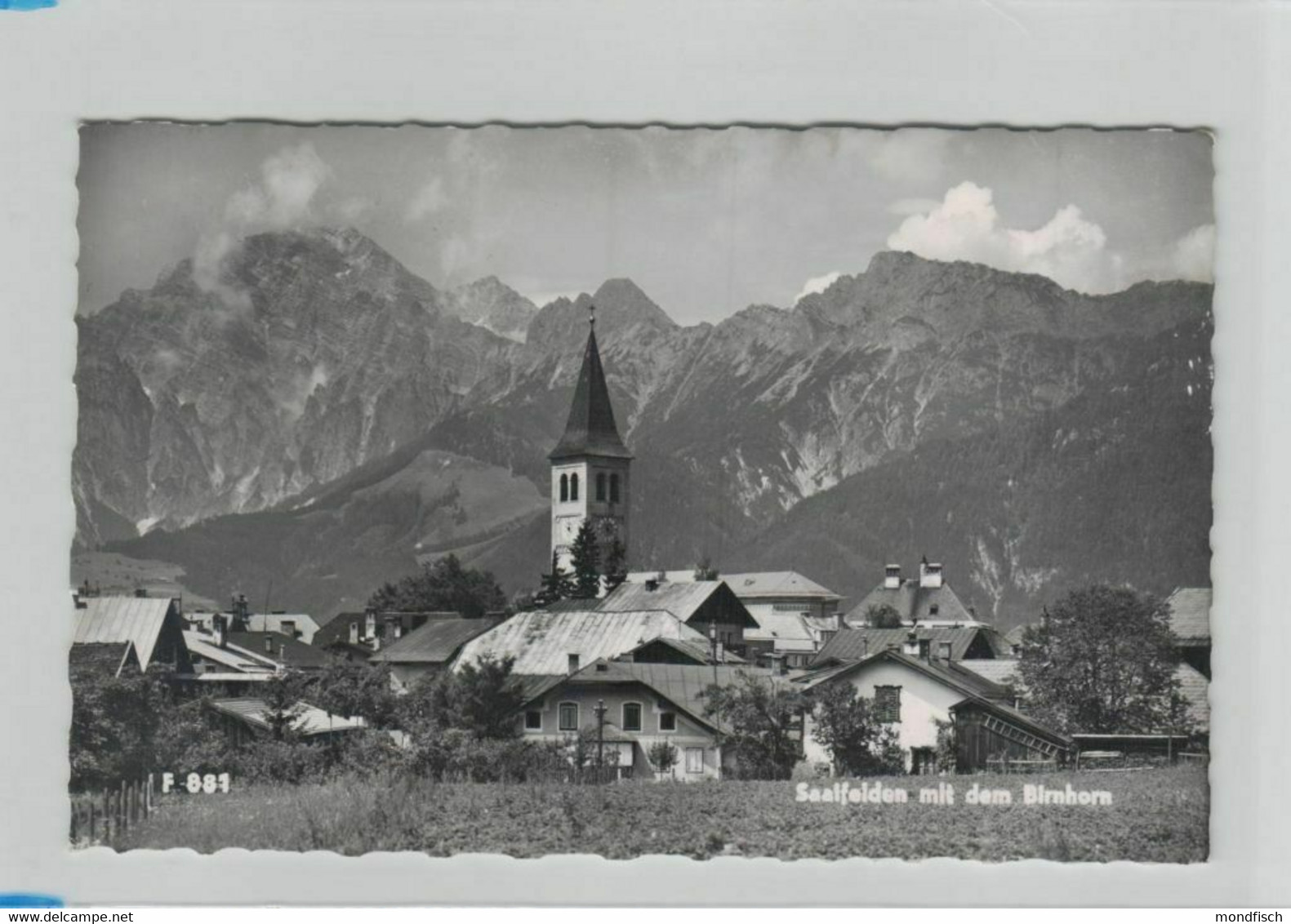 Saalfelden Mit Dem Birnhorn 1962 - Saalfelden