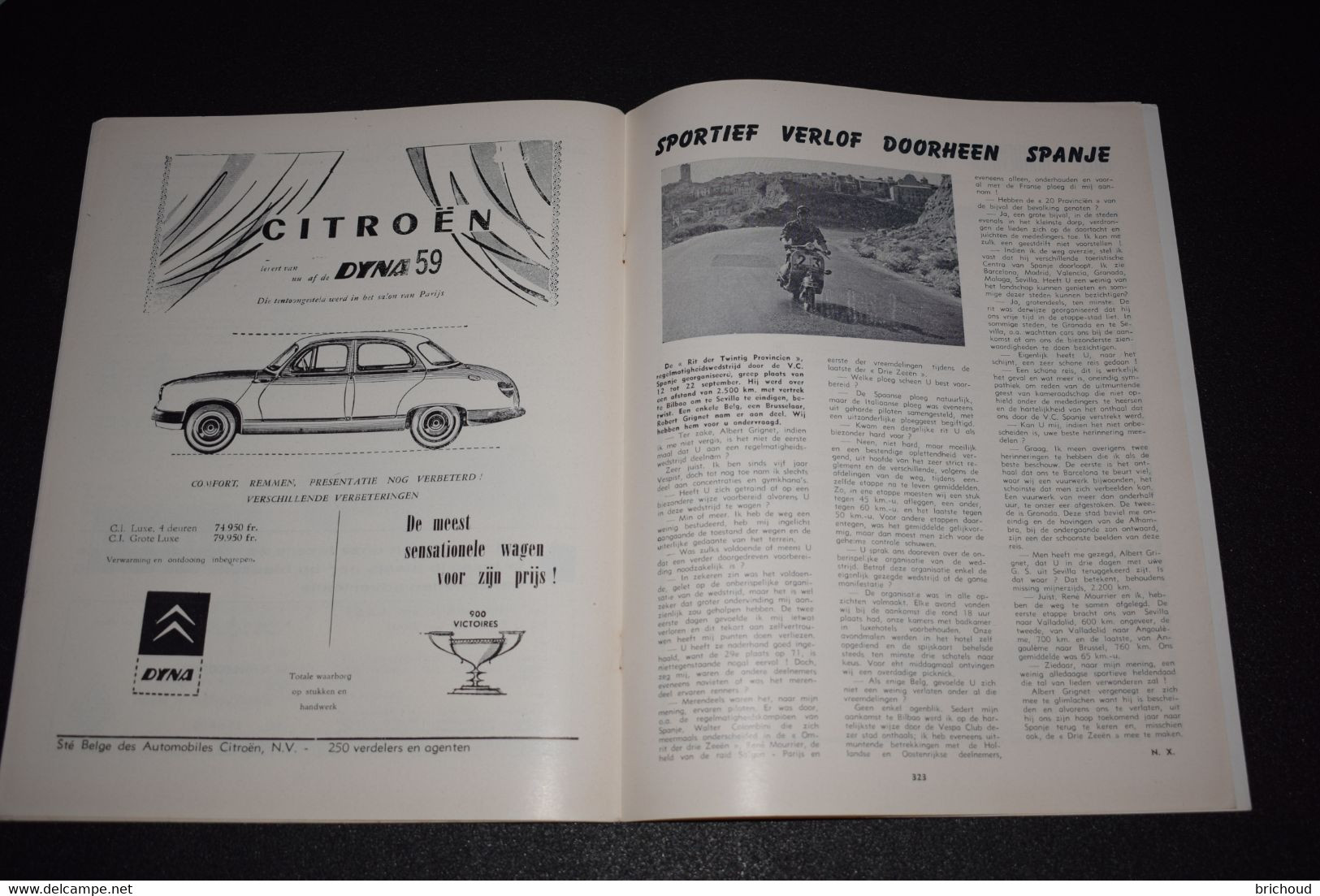 Cyclo Moteurs & Klein Wagens 1958 N° 11 Baruffaldi Atala Pub Renault 4 - Auto/moto
