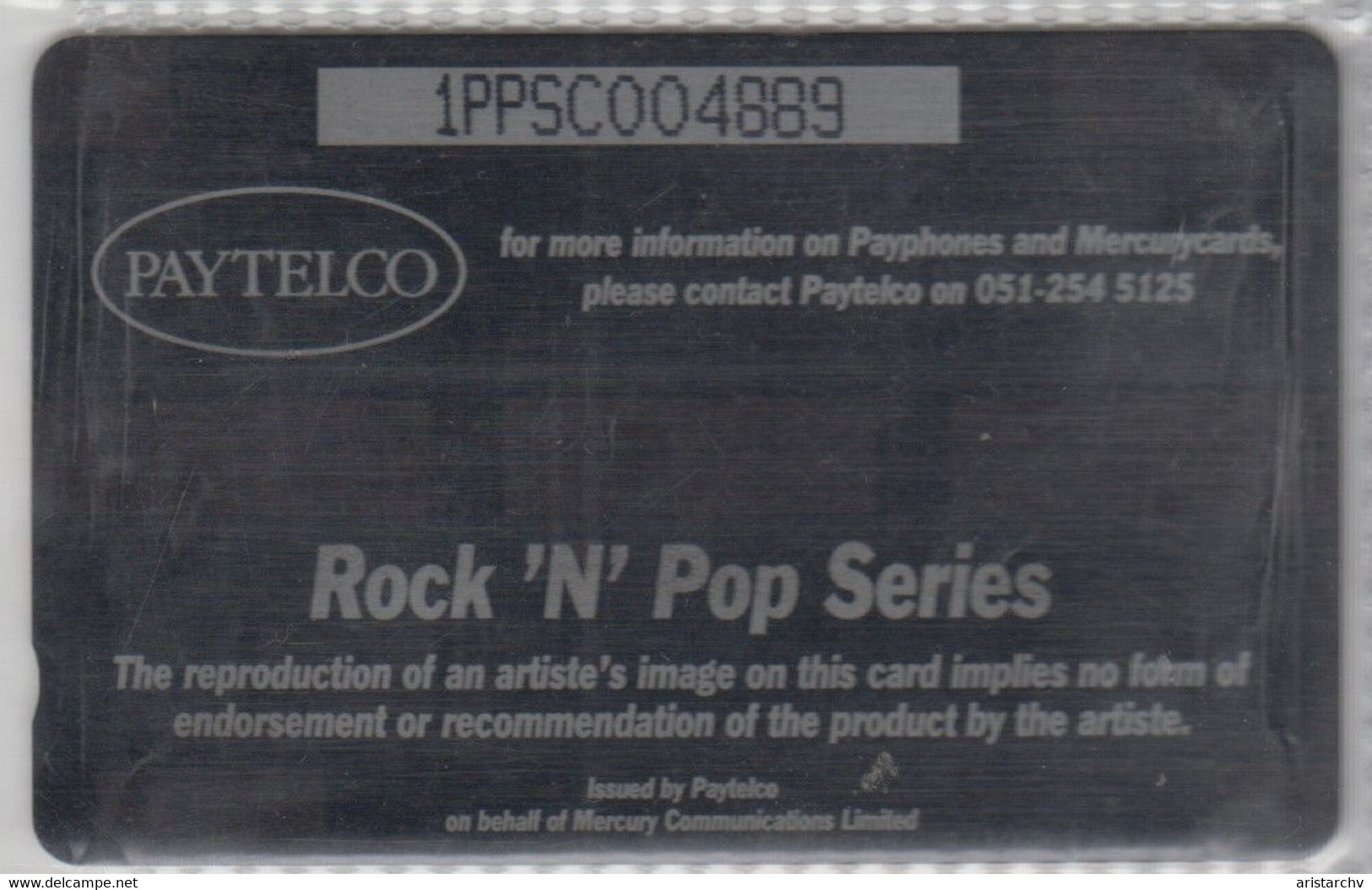 UNITED KINGDOM MERCURY ROCK "N" POP STONE ROSES - Mercury Communications & Paytelco