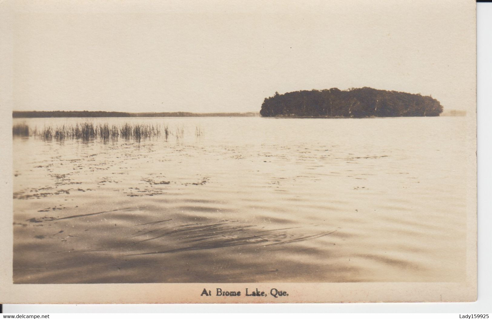 Lac Brome, Québec Canada. Real Photo B&W RPPC AZO 1924-1949   2 Scans - Autres & Non Classés