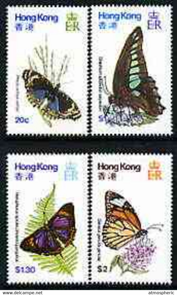 Hong Kong 1979 Butterflies Perf Set Of 4 Unmounted Mint, SG 380-83 - Neufs