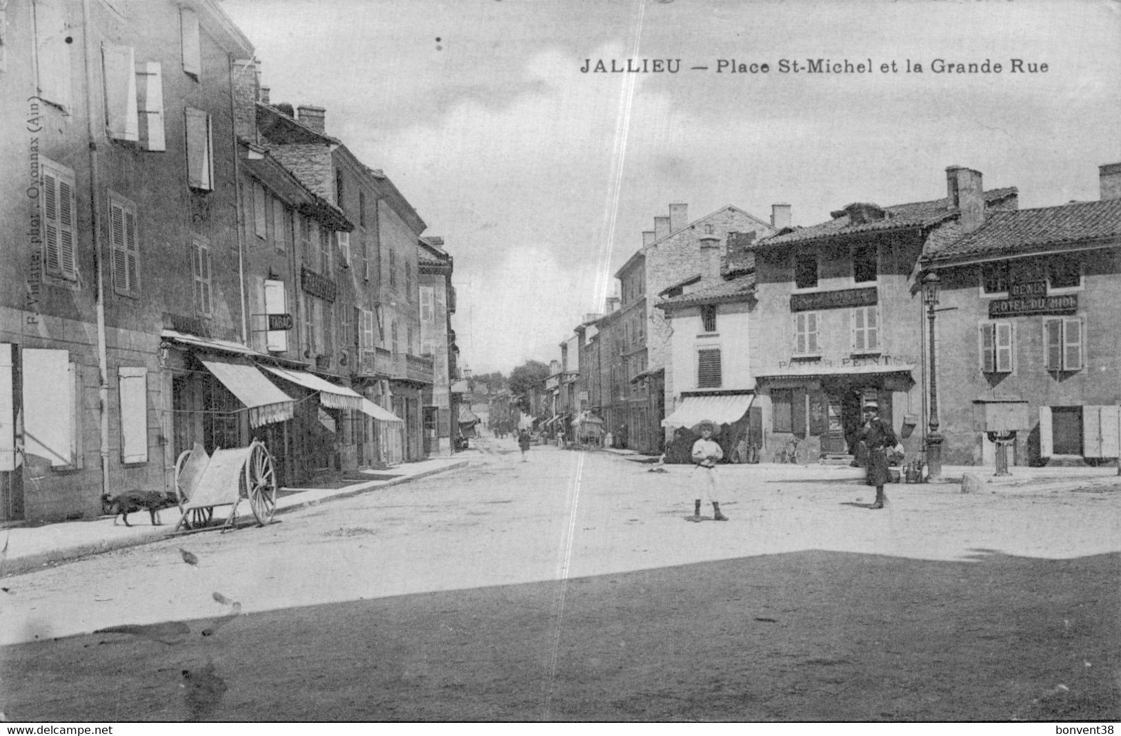 I1601 - JALLIEU - D38 - Place St Michel Et La Grande Rue - Jallieu