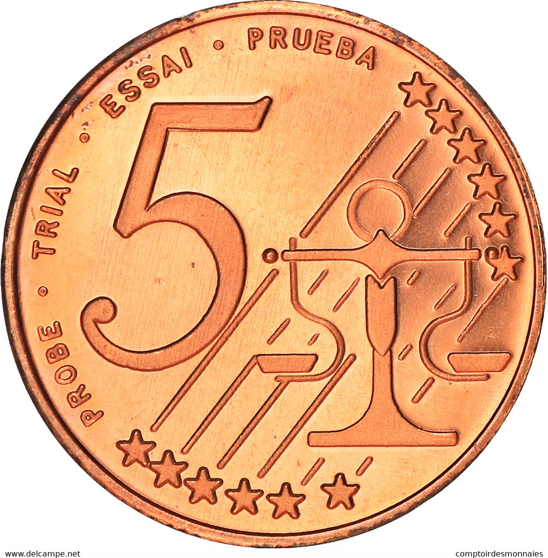 Chypre, Fantasy Euro Patterns, 5 Euro Cent, 2004, Proof, FDC, Cuivre - Pruebas Privadas