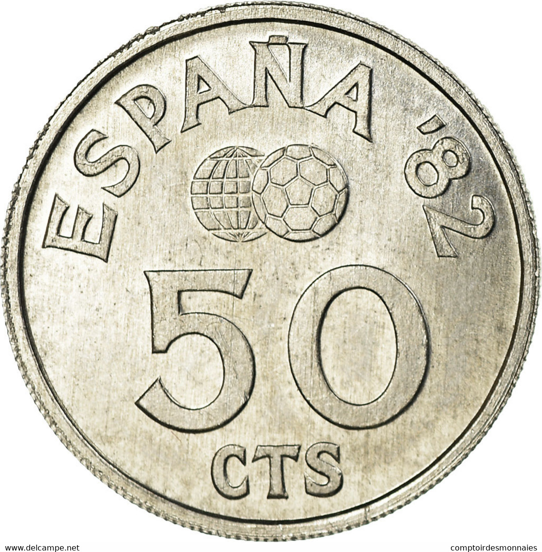 Monnaie, Espagne, Juan Carlos I, 50 Centimos, 1980, TTB, Aluminium, KM:815 - 50 Céntimos