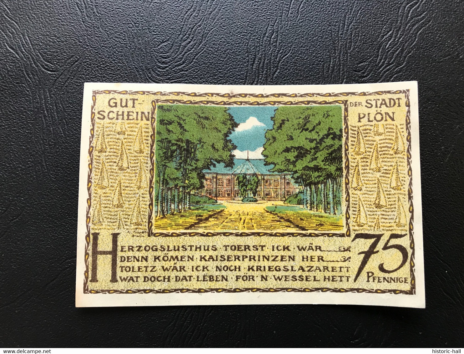 Notgeld - Billet Necéssité Allemagne - 75 Pfennig - Plön - 1921 - Ohne Zuordnung