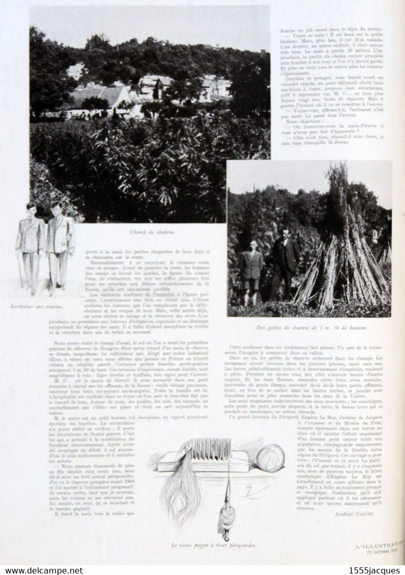 L'ILLUSTRATION N° 5146 25-10-1941 PALEFRENIER MIGNARD MARÉCHAL FERRANT KIEV PORTALET ANNAMITES BEUNES MANFRED LORD BYRON