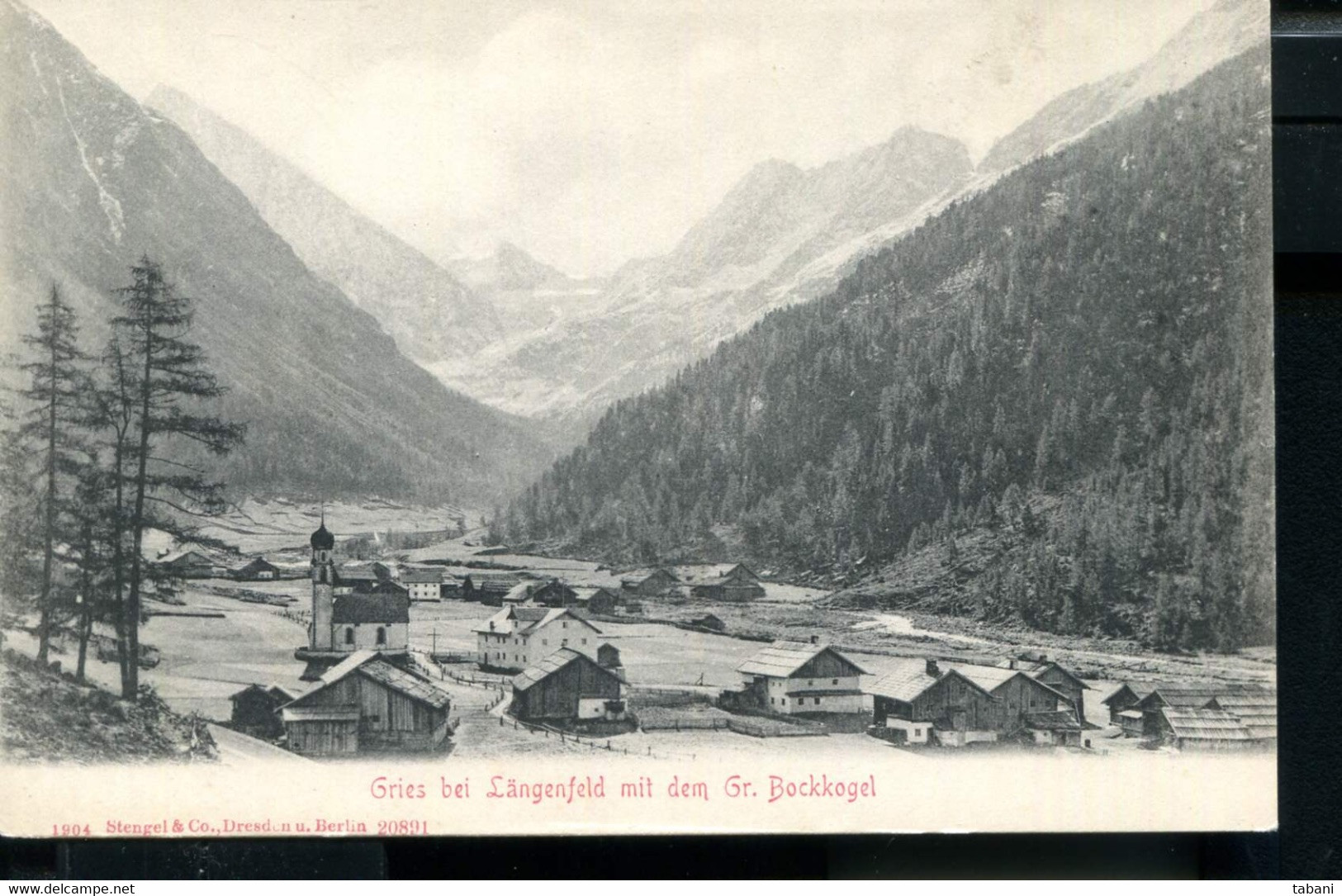 AUSTRIA GRIES BEI LÄNGELFELD VINTAGE POSTCARD - Längenfeld