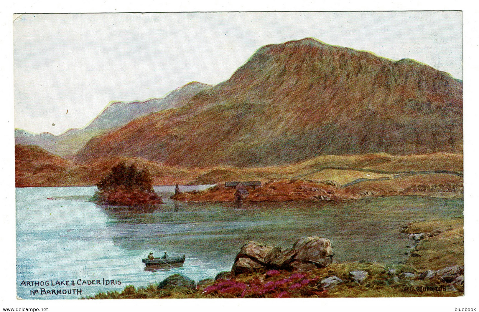 Ref 1512 - J. Salmon ARQ A.R.Q. Quinton Postcard - Arthog Lakes Cader Idris Barmouth Merionethshire Wales - Merionethshire