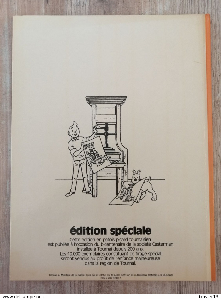 Bande Dessinée - Les Aventures De Tintin (En Picard Tournaisien) - Les Pinderleots De L'Castafiore (1980) - Cómics & Mangas (otros Lenguas)