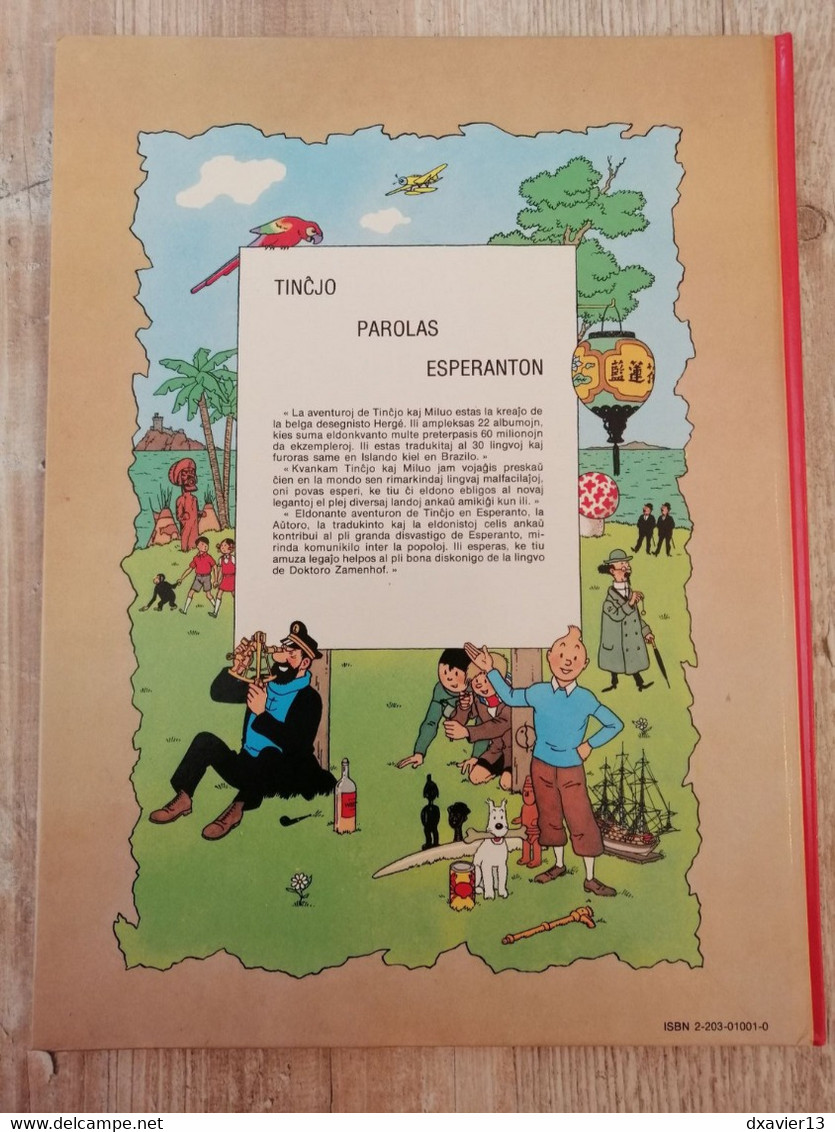 Bande Dessinée - Les Aventures De Tintin (En Esperanto) - La Krabo Kun Raj Pinciloj (1981) - Cómics & Mangas (otros Lenguas)