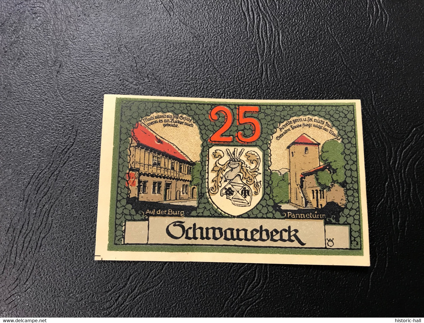 Notgeld - Billet Necéssité Allemagne - 25 Pfennig - Schwanebeck - 1 Avril 1921 - Ohne Zuordnung