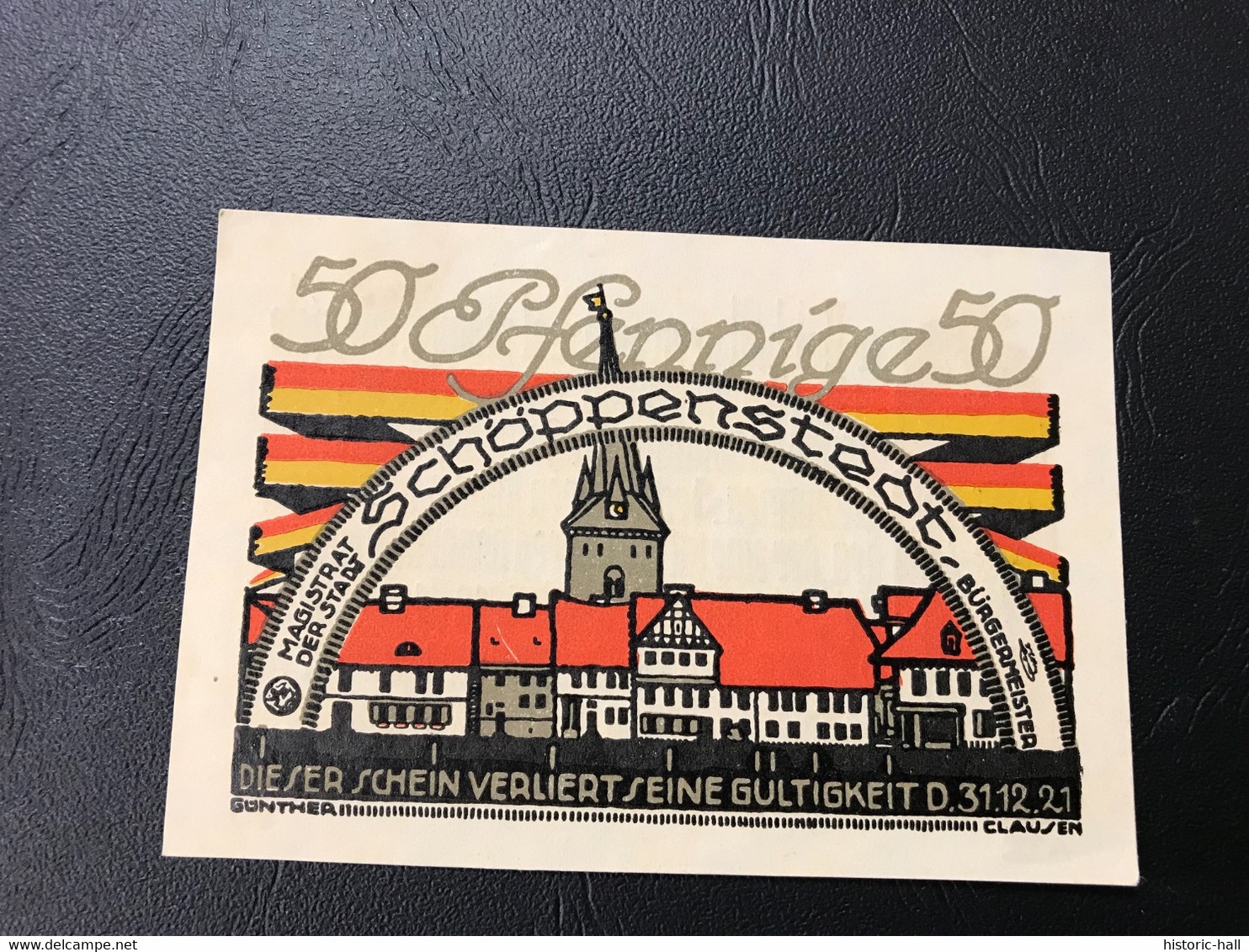 Notgeld - Billet Necéssité Allemagne - 50 Pfennig - Schöppenstedt - 31 Decembre 1921 - Non Classés