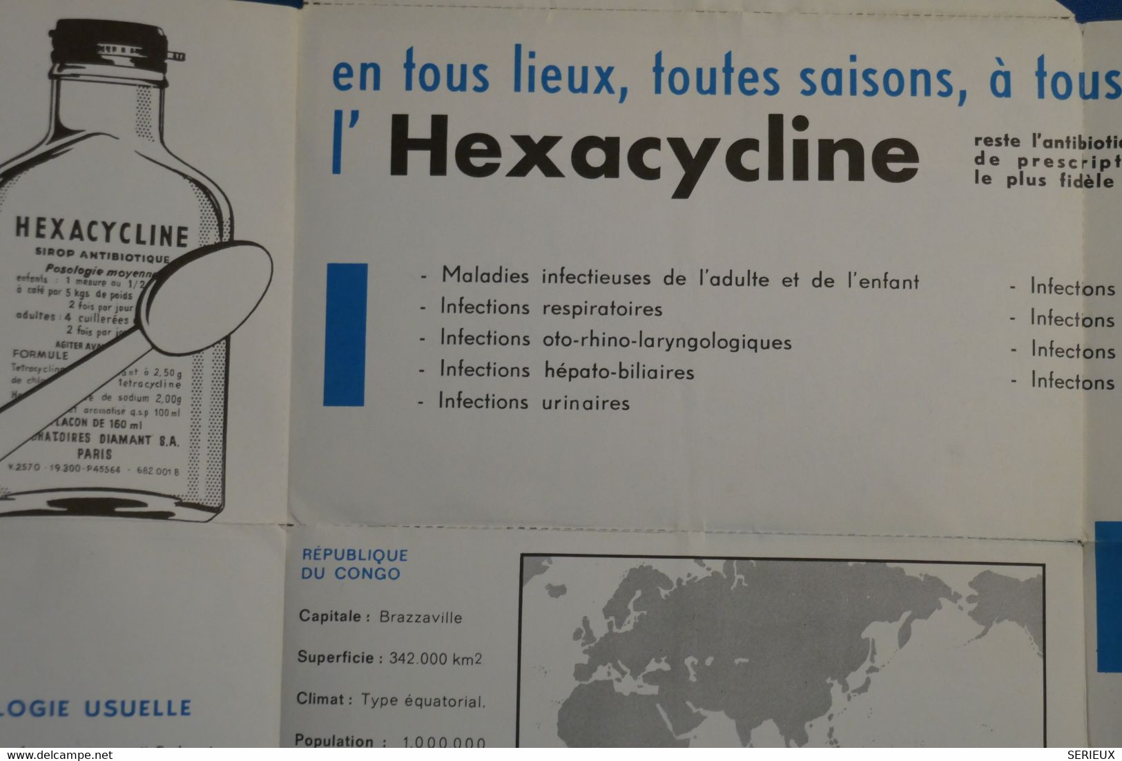 A0 3  CONGO  LETTRE   1960+++ BRAZZA POUR LYON  + PUB+AFFRANCH. INTERESSANT - Oblitérés