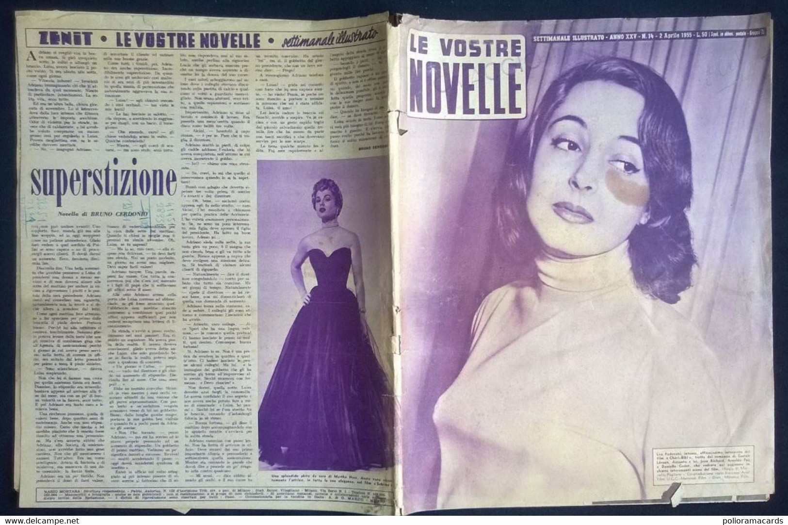 Rivista - Le Vostre Novelle 1955 - Mode