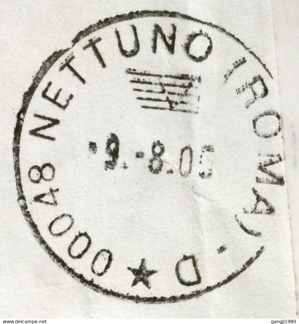 GREECE 2005, EXPRESS VALEUR, REGISTERED & INSURED 4 VIGNETTE!!! USED COVER TO NETTUNO ITALY, AGRICULTURE , BUILDING , - Covers & Documents