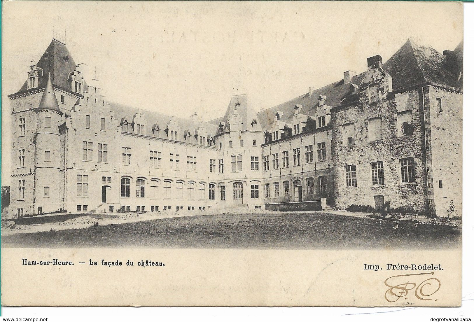 HAMME SUR HEURE: La Façade Du Château - Ham-sur-Heure-Nalinnes