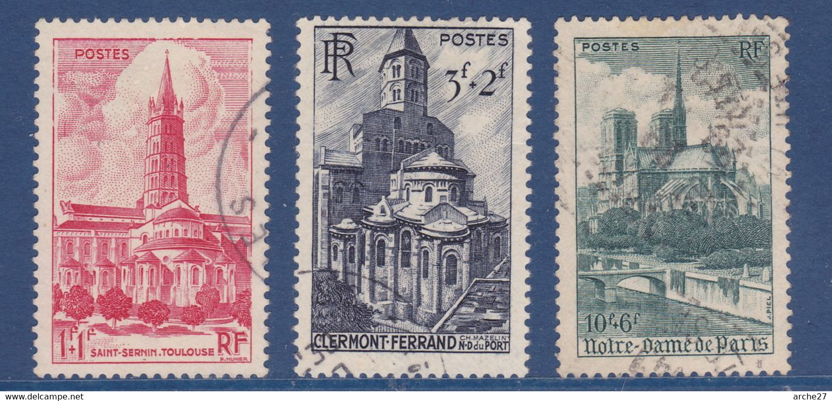 TIMBRE FRANCE N° 772/773/776 OBLITERE - Oblitérés