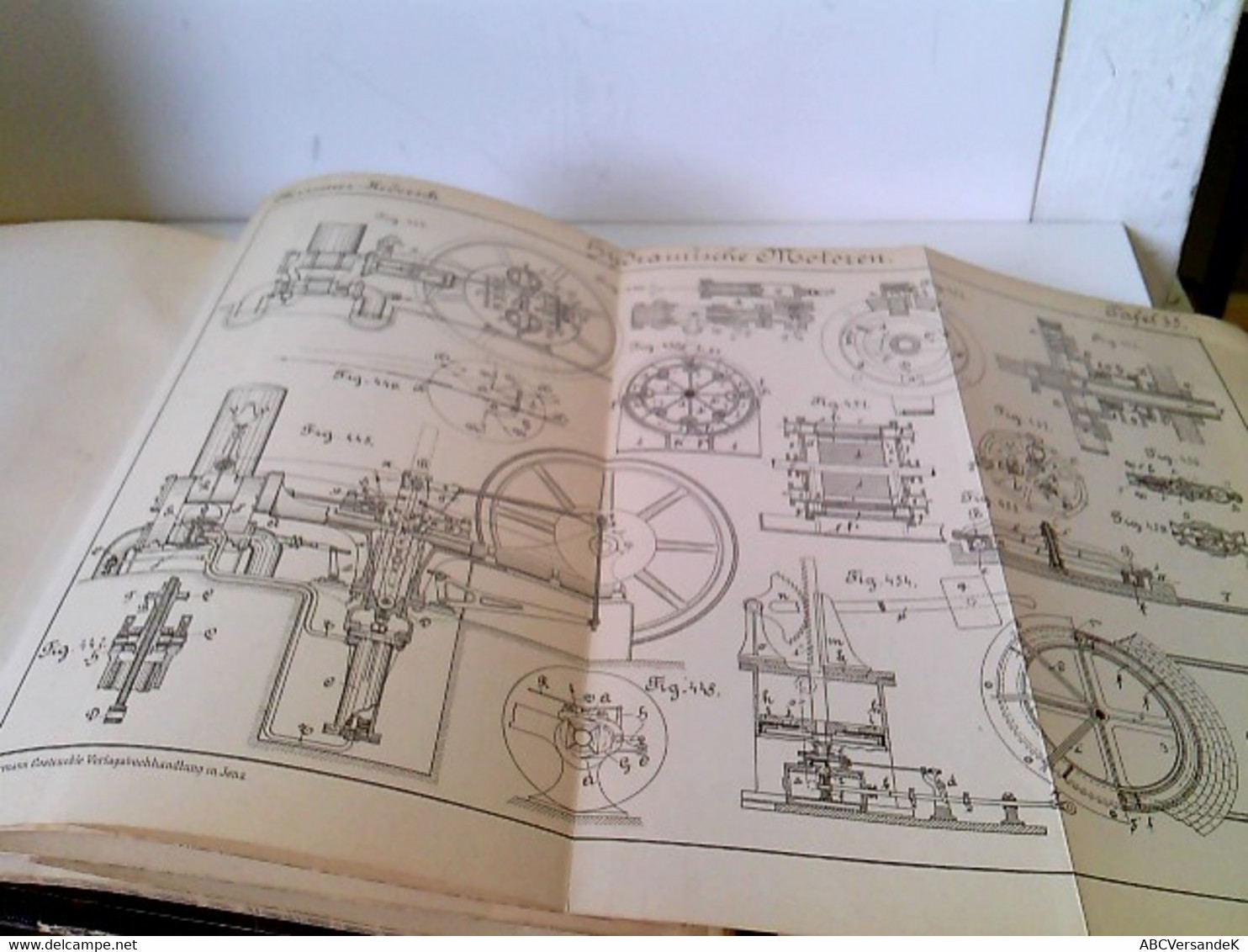 Die Hydraulik Und Die Hydraulischen Motoren. 3 Bücher (komplett): I. Die Hydraulik. - II. Theorie Und Bau Der - Technique