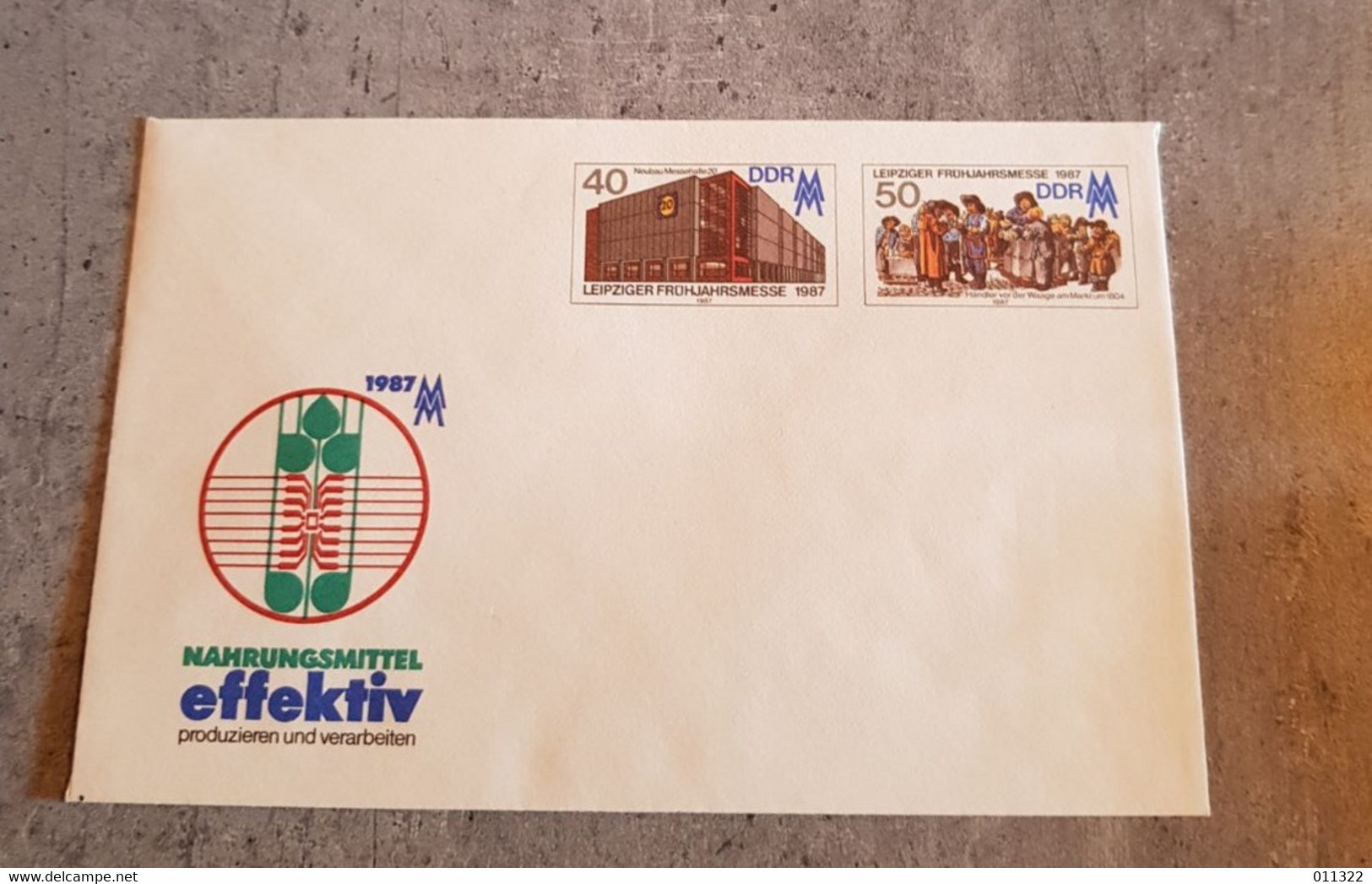 DDR COVER POSTAL STATIONERY YEAR 1987 - Sobres - Nuevos