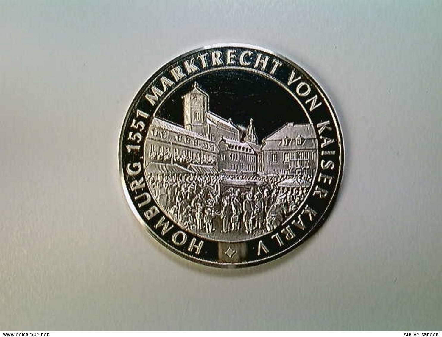 Medaille Homburg 650 Jahre Stadtrecht 1330-1980, Silber 1000 - Numismatics