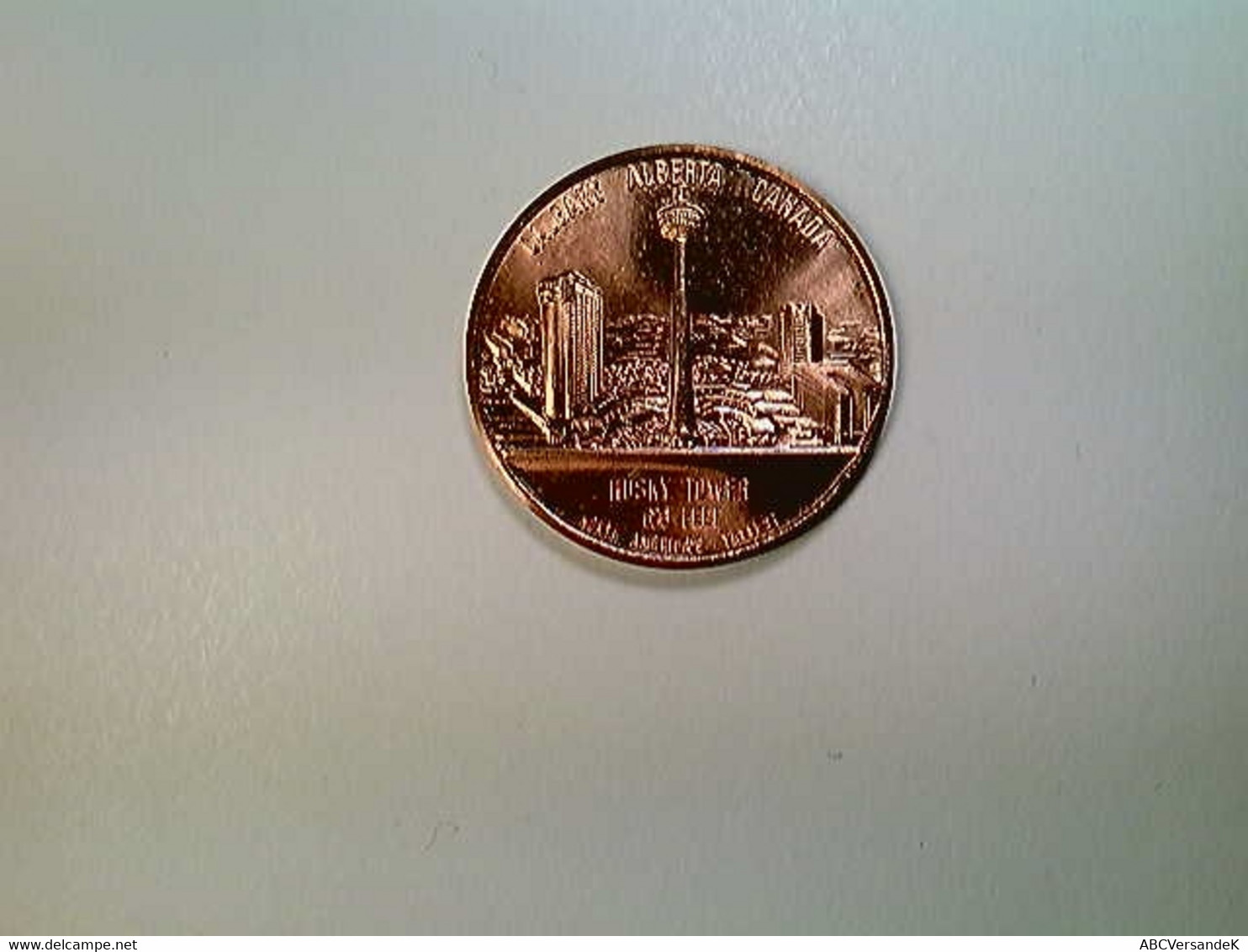 Medaille Calgary, Canada, Husky Tower, 1968, Kupfer - Numismatica