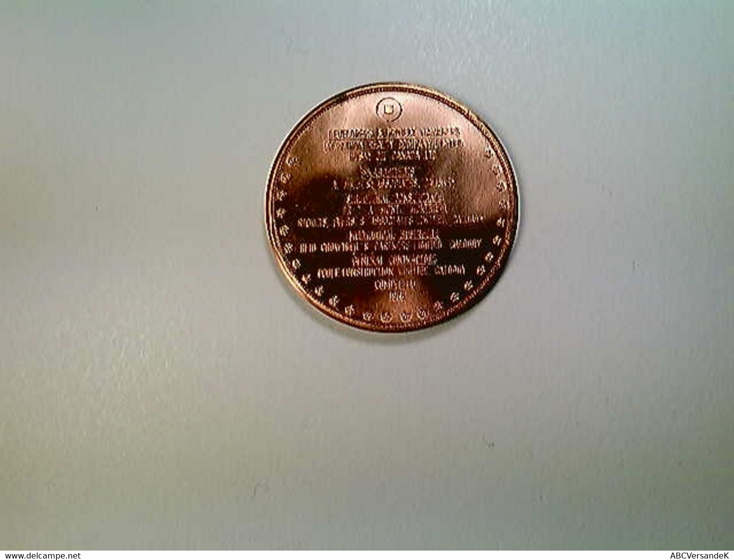 Medaille Calgary, Canada, Husky Tower, 1968, Kupfer - Numismatik