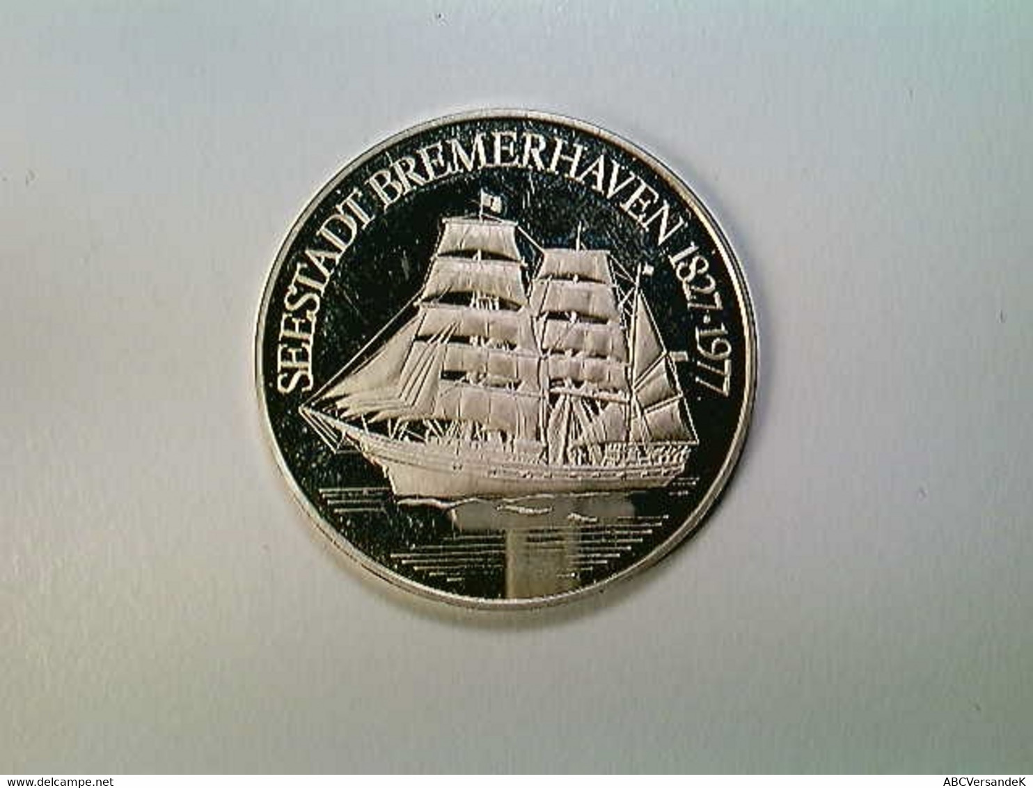 Medaille Seestadt Bremerhaven 1827-1977, Wohl Silber - Numismatik