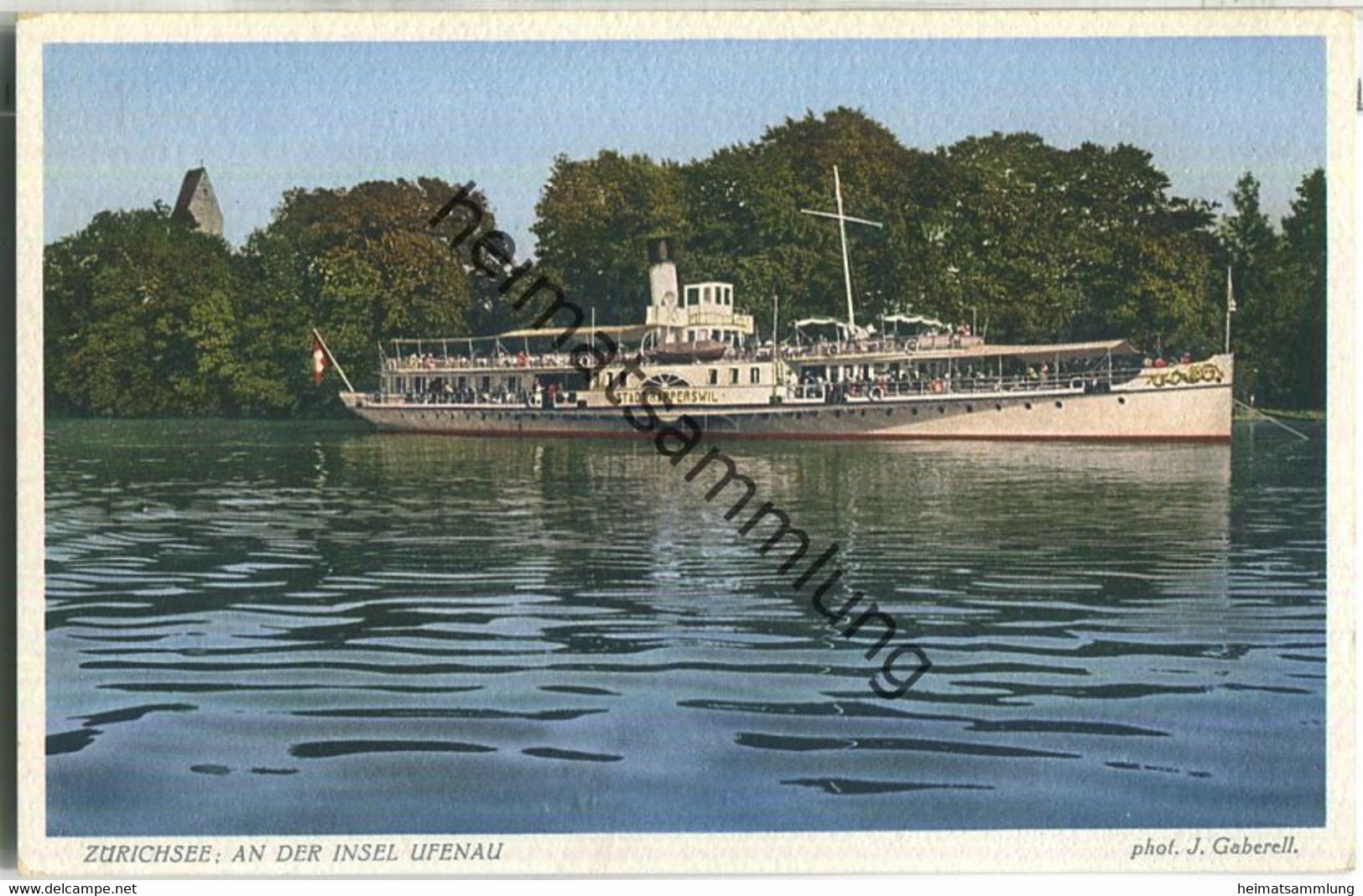 Zürichsee An Der Insel Ufenau - Verlag J. Gaberell Thalwil-Zürich - Thalwil