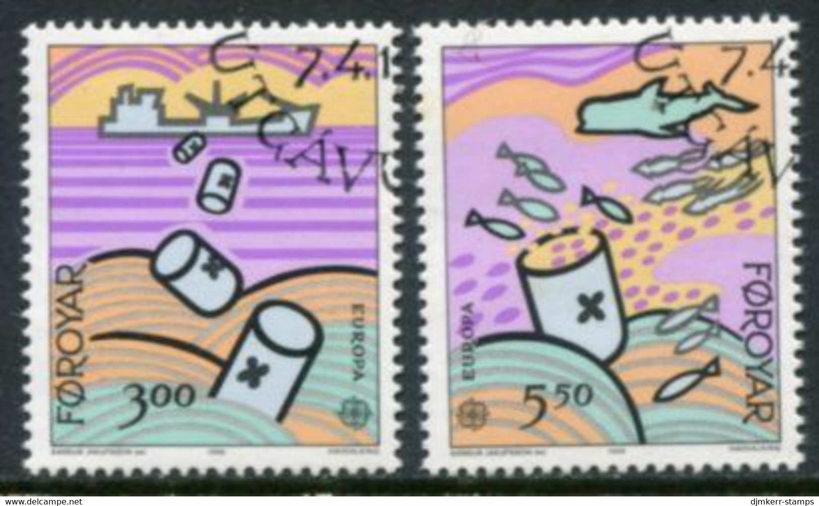 FAROE IS. 1986 Europa: Environment Protection  Used.  Michel 134-35 - Faroe Islands