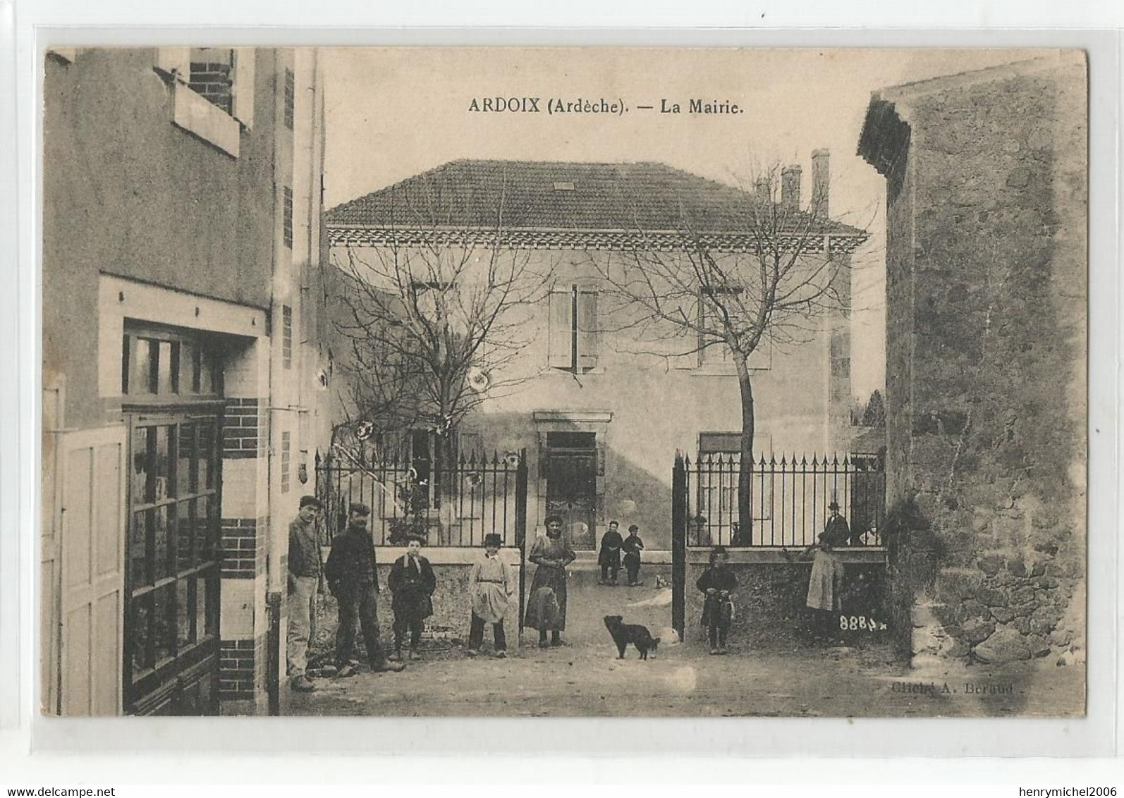 07 Ardèche Ardoix La Mairie Animée Ed Béraud - Sonstige & Ohne Zuordnung