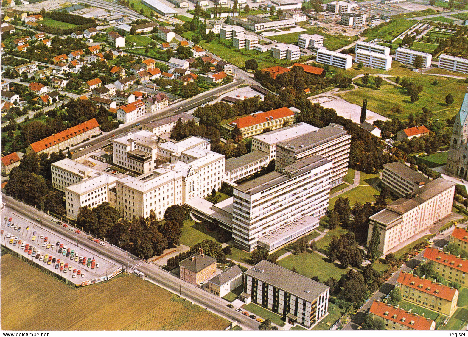 1980, Österreich, Wels, Krankenhausanlage, Oberösterreich - Wels