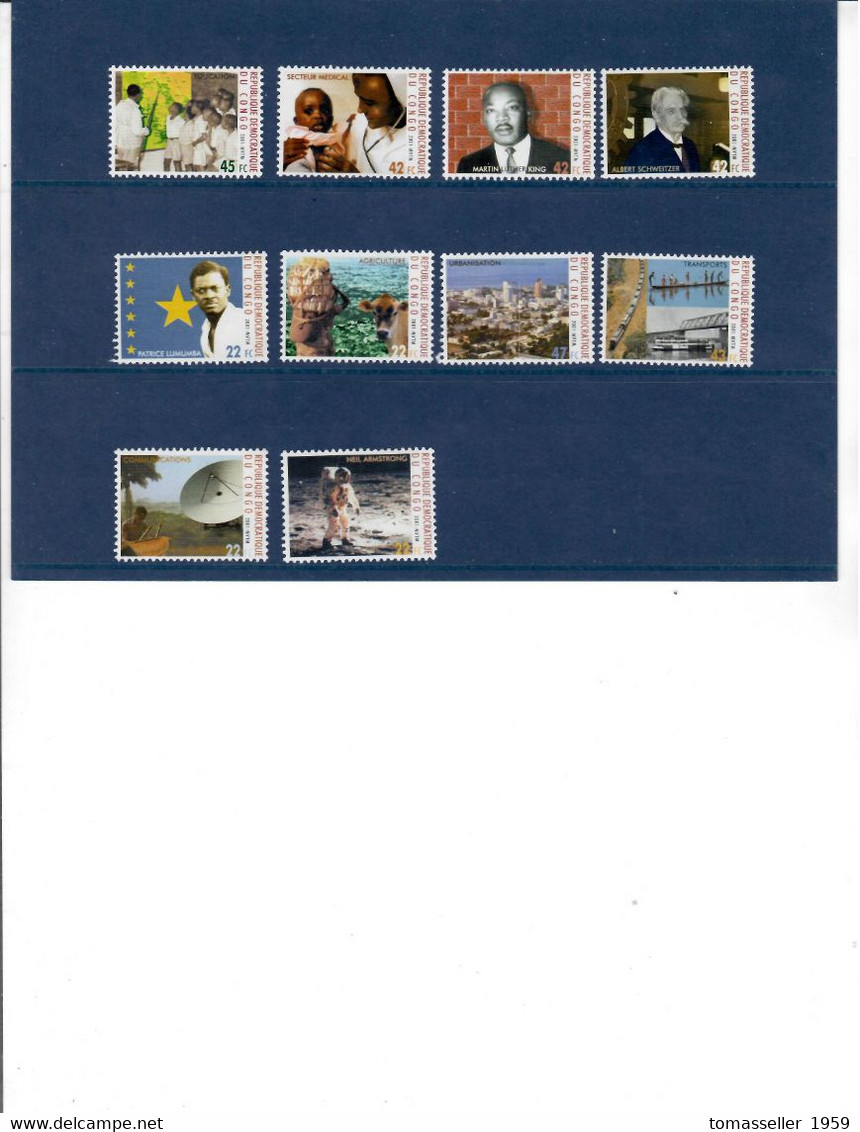 Congo Dem.Republic-Kinshasa-2000 Full Year Set .-.26 Issues.MNH