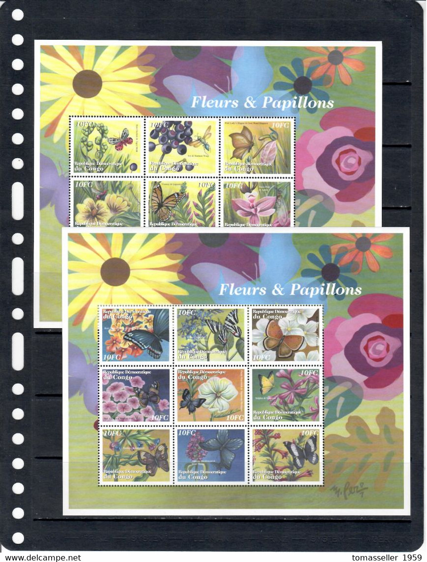 Congo Dem.Republic-Kinshasa-2001 Full Year Set .-.43 Issues.MNH