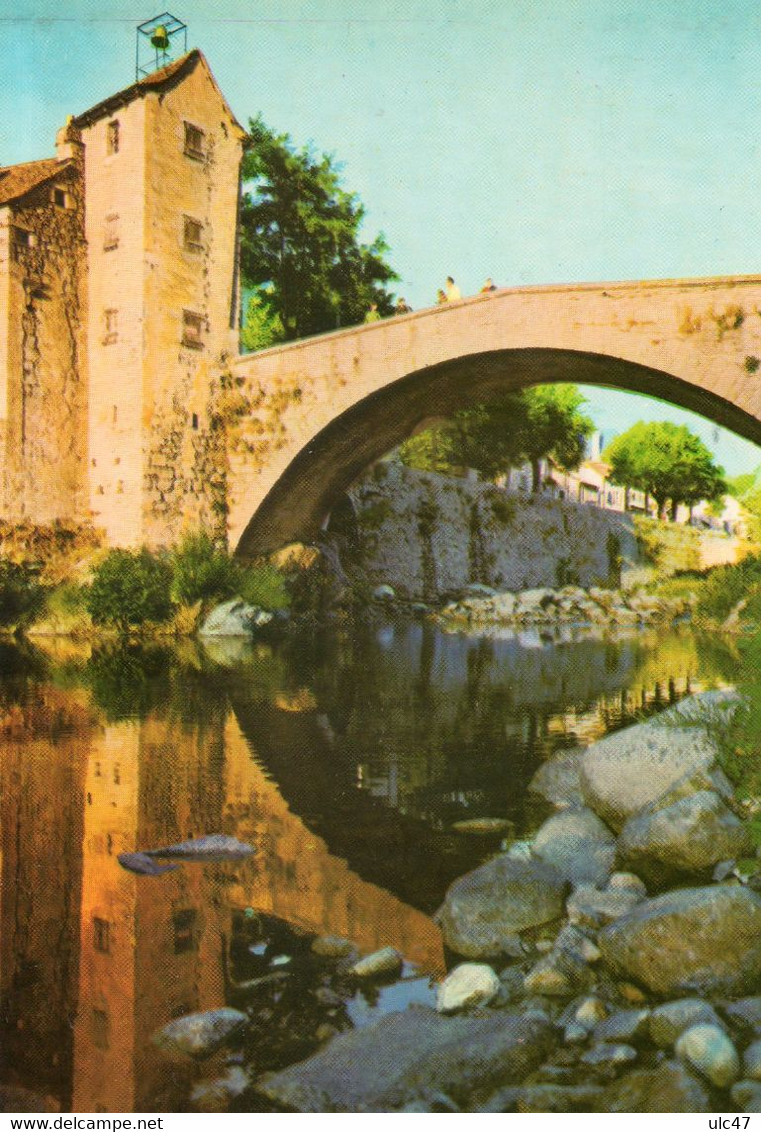 - 48 - LOZERE. - Le Pont De MONTVERT. Ancien Pont à Péage - Scan Verso - - Le Pont De Montvert