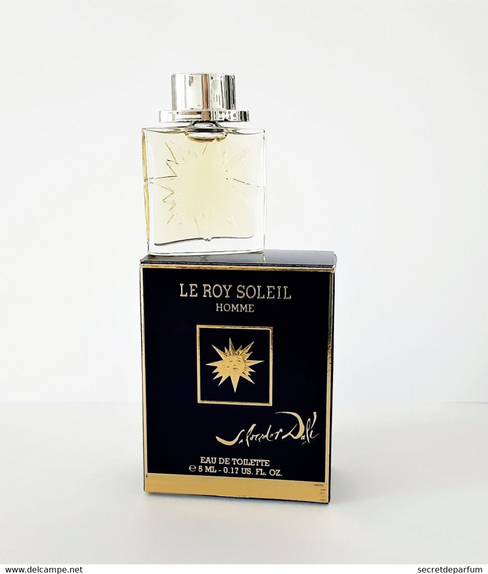 Miniatures De Parfum  LE ROY SOLEIL  HOMME De  DALI  EDT   5  Ml   + Boite - Miniatures Hommes (avec Boite)
