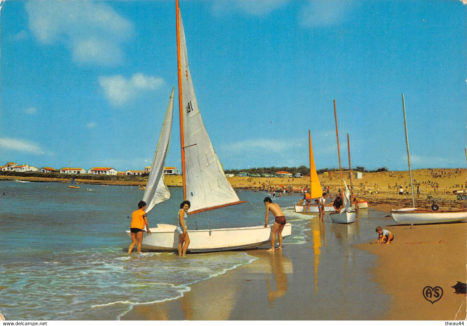 ¤¤  -   BRETIGNOLLES-sur-MER    -  Plage Du Marais Girard   -  Voilier     -  ¤¤ - Bretignolles Sur Mer