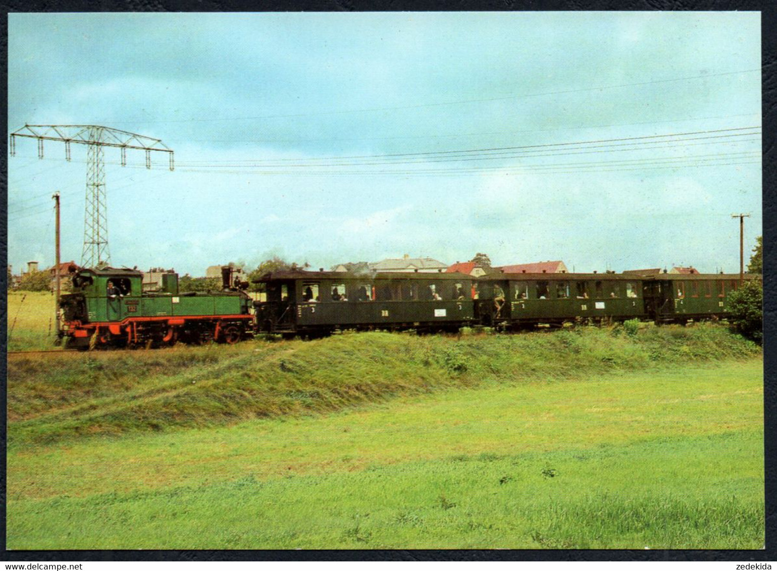 D1721 - TOP Radebeul Radeburg Eisenbahn Dampflok  Bf. Friedewald - Verlag Bild Und Heimat Reichenbach - Radebeul