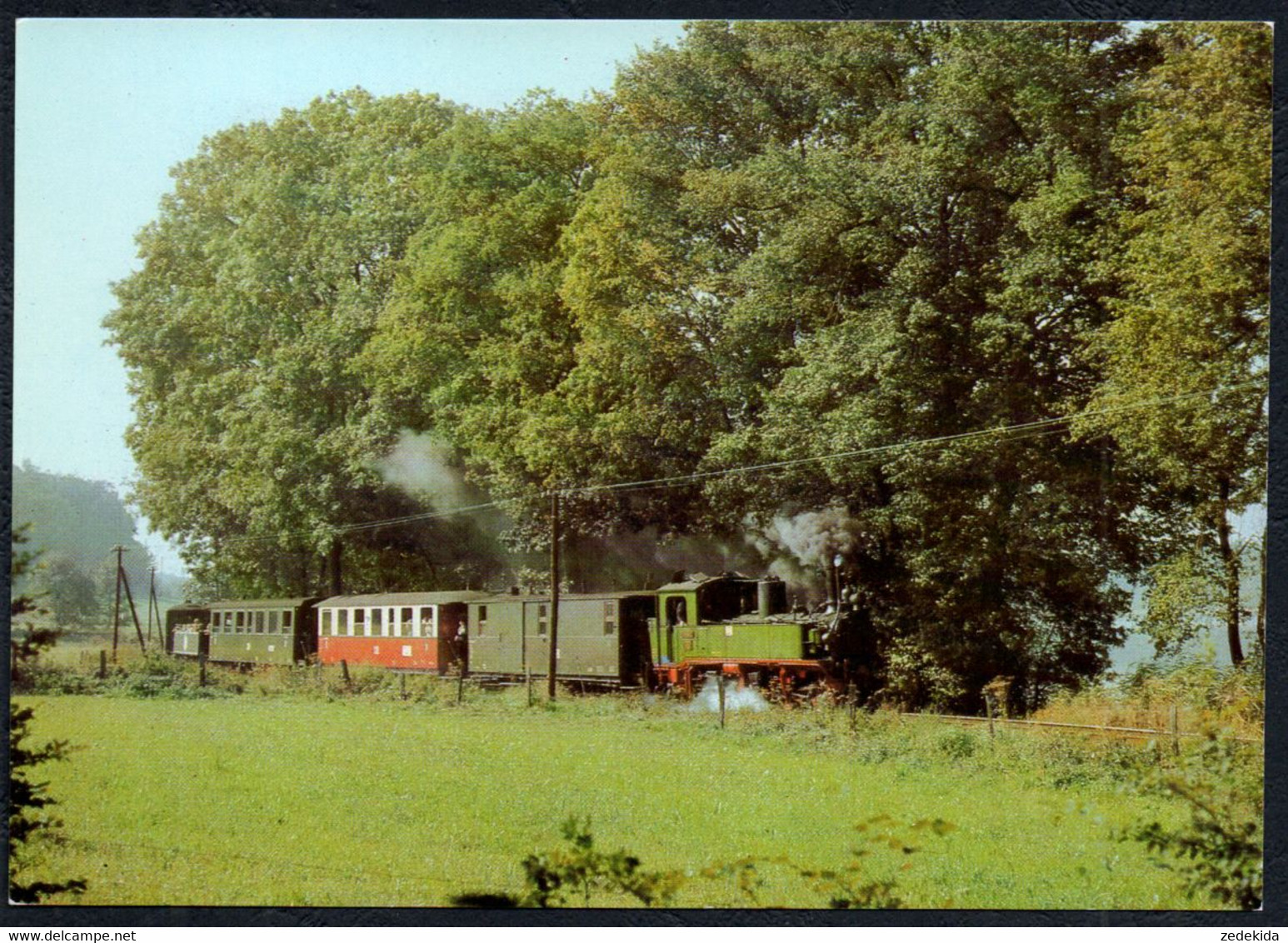 D1732 - TOP Radebeul Radeburg Eisenbahn Dampflok Bei Cunnertswalde - Verlag Bild Und Heimat Reichenbach - Radebeul