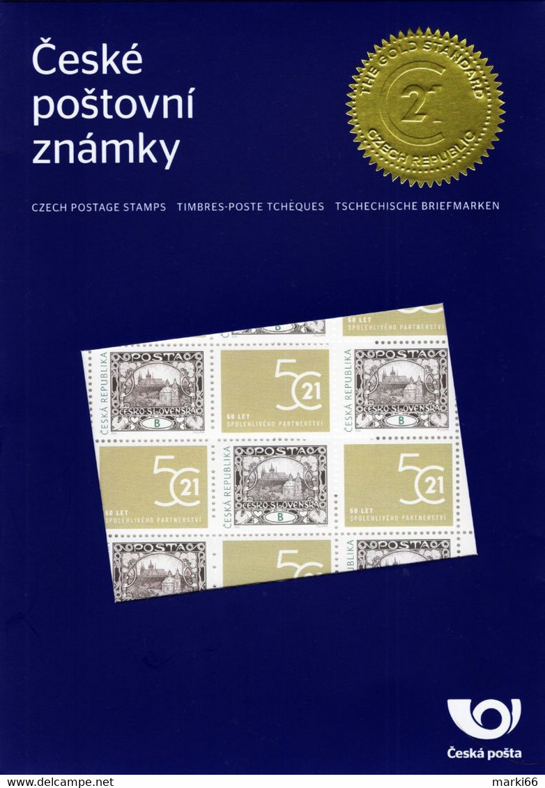 Czech Republic - 2021 - 50 Years Of Century 21 Real Estate Company - Mint Personalized Sheet In Special Folder - Unused Stamps