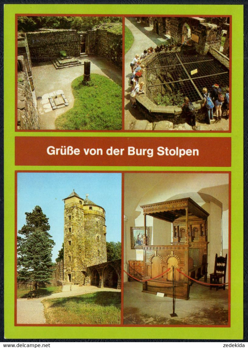 F5584 - TOP Stolpen Burg - Verlag Bild Und Heimat Reichenbach - Stolpen