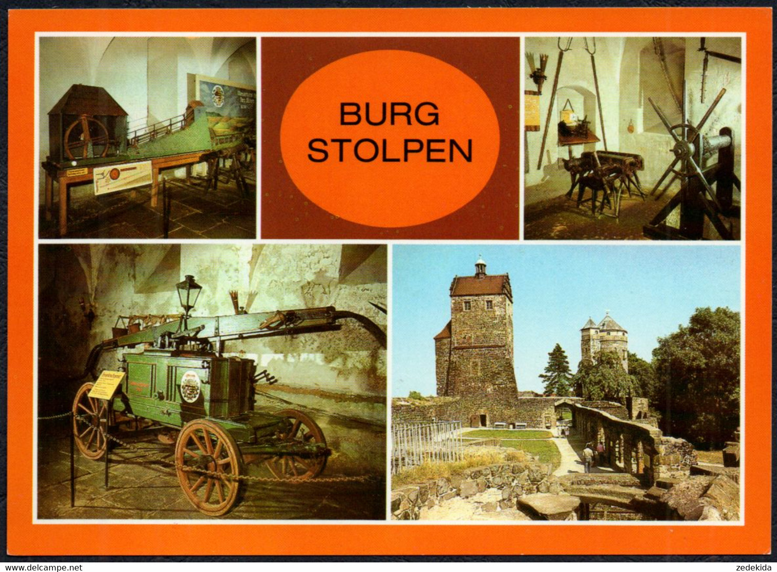 F5585 - TOP Stolpen Burg - Verlag Bild Und Heimat Reichenbach - Stolpen