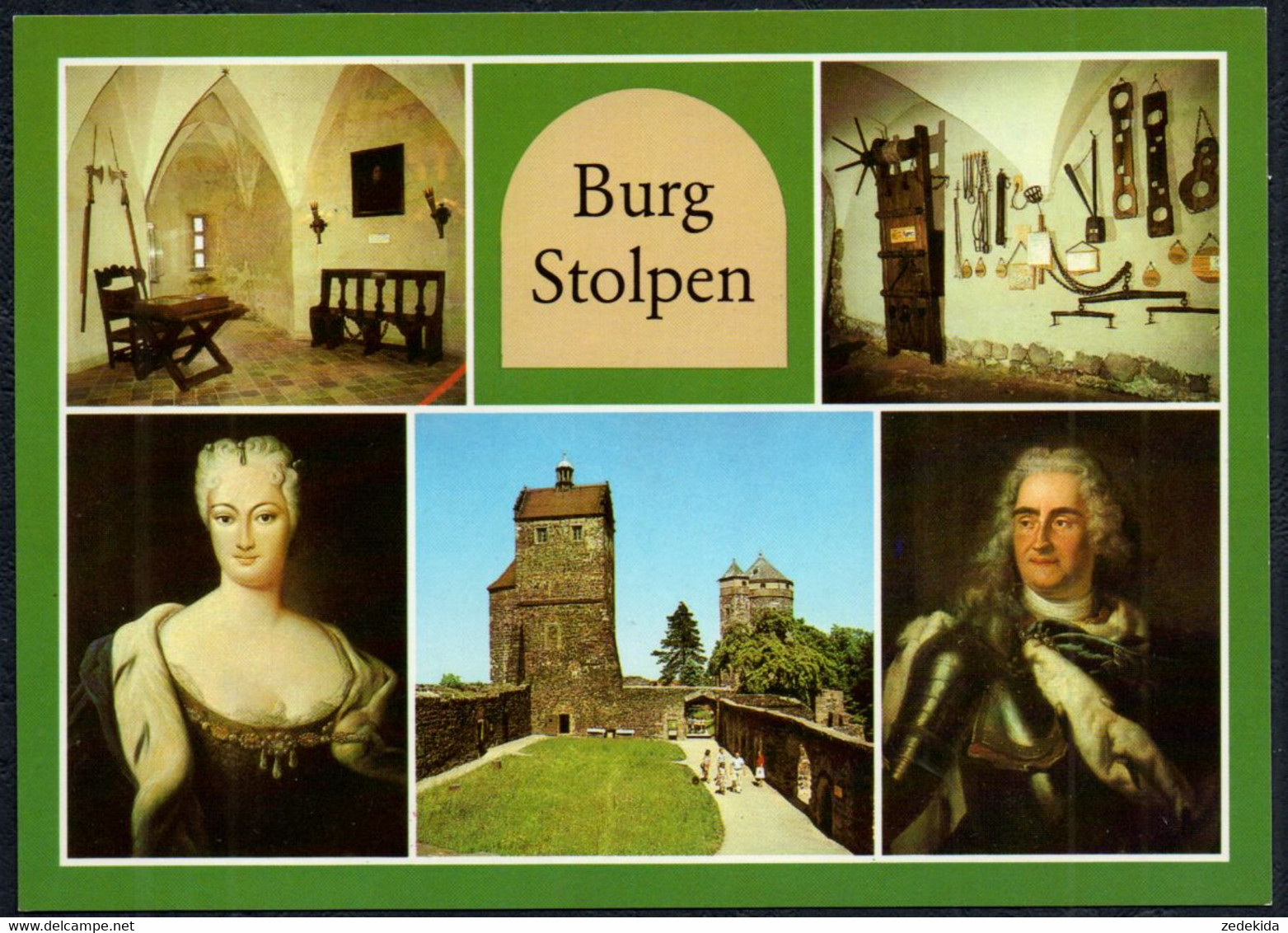 F5586 - TOP Stolpen Burg - Verlag Bild Und Heimat Reichenbach - Stolpen