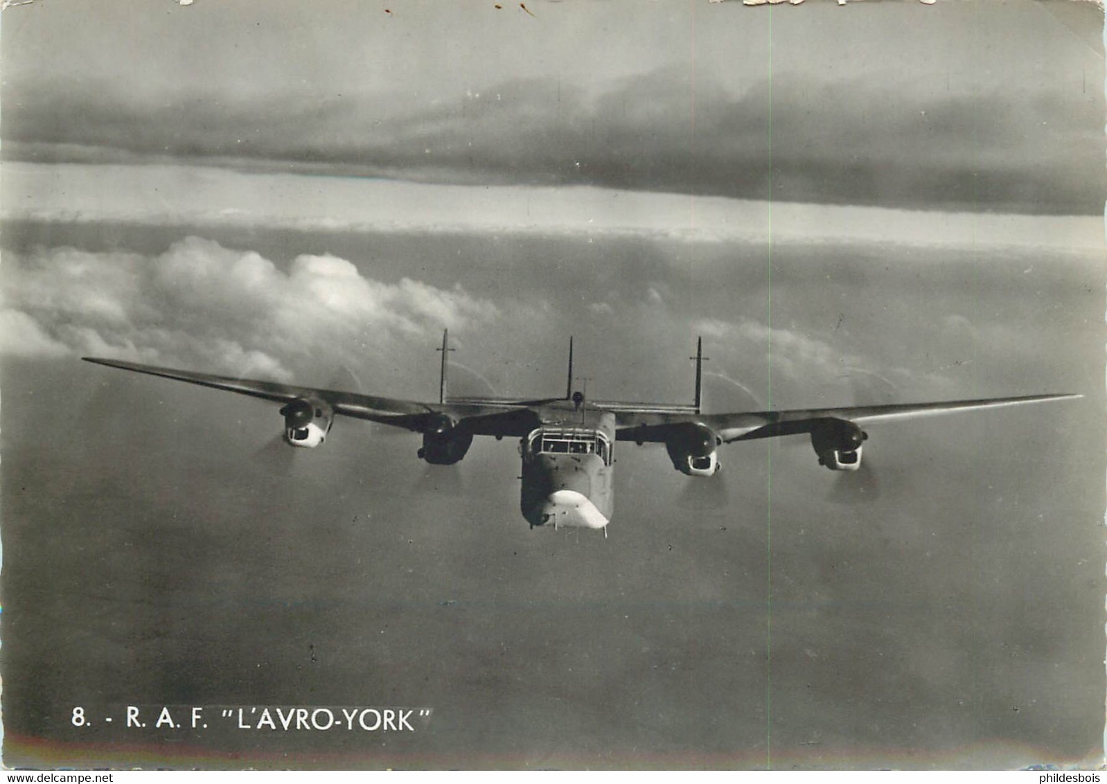 ROYAL AIR FORCE " L'AVRO YORK "  ( Cpsm) - 1939-1945: 2nd War