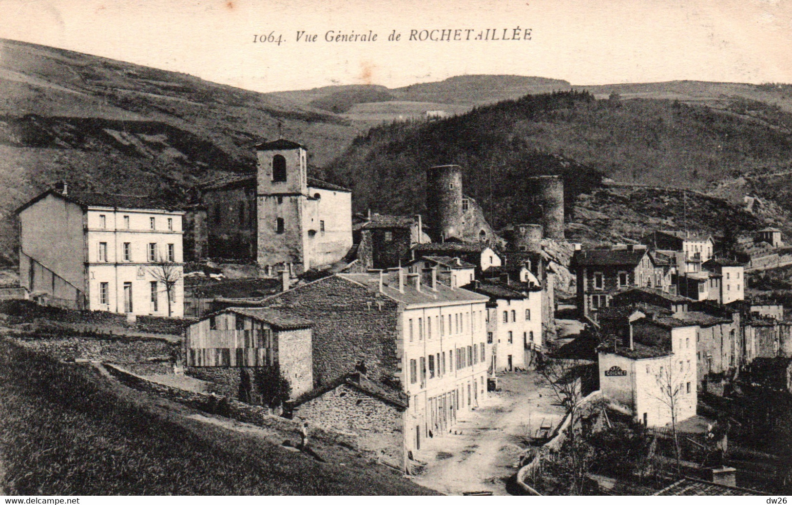 Vue Générale De Rochetaillée (Loire) L'Eglise Et Le Village - Carte N° 1064 Non Circulée - Rochetaillee